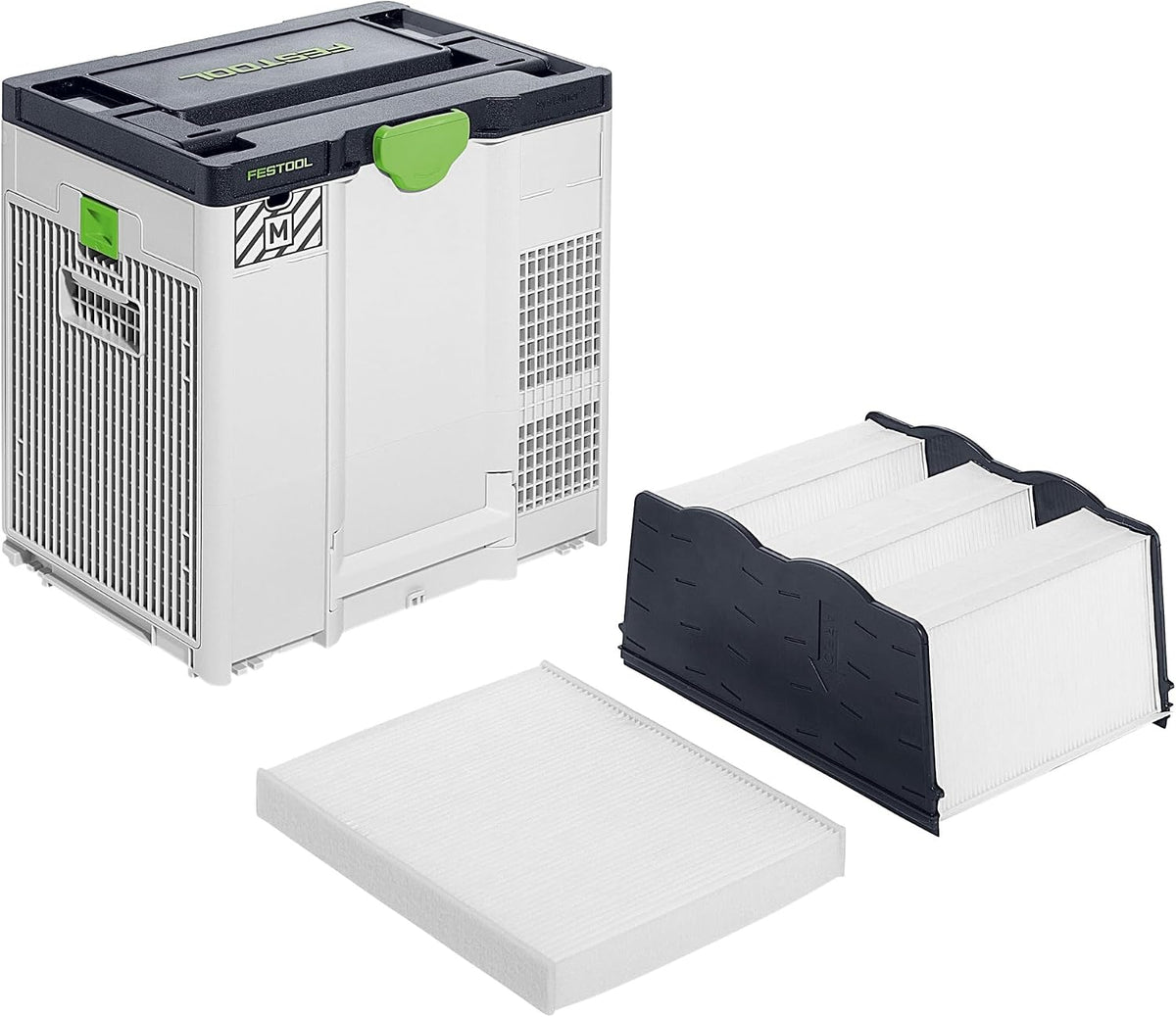 Festool SYS Air M purificatore aria mobile 200 W - Prefiltro e filtro principale integrati - Modello 577784 per ambienti di lavoro - Struttura mobile peso 11 kg