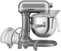 KitchenAid 5KSM70JPXECU Planetaria Heavy Duty 6,6 L - Motore 375 W con ciotola sollevabile - Velocità regolabile con comando a leva - Argento placcato struttura in metallo