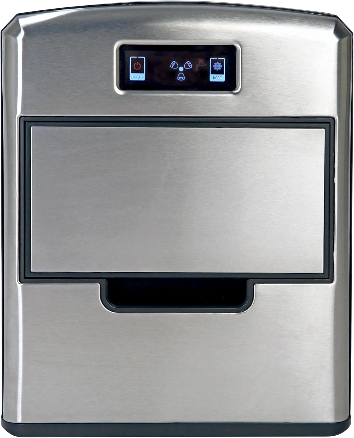RGV Mojito Ice macchina per ghiaccio - Produzione 10 12 kg in 24 ore con tre misure di cubetti - Display LCD Touch e serbatoio 2,15 L - Acciaio inox 150 W 230 V