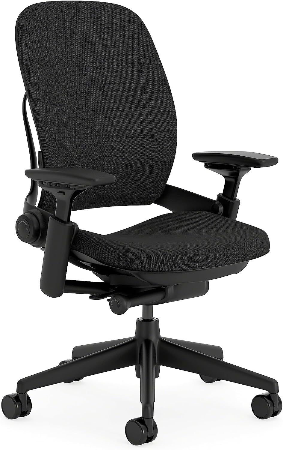 Steelcase Leap sedia ufficio ergonomica - Supporto lombare LiveBack con schienale flessibile - Rivestimento in tessuto Onyx - Prodotta in Europa 62 x 68 x 100 cm