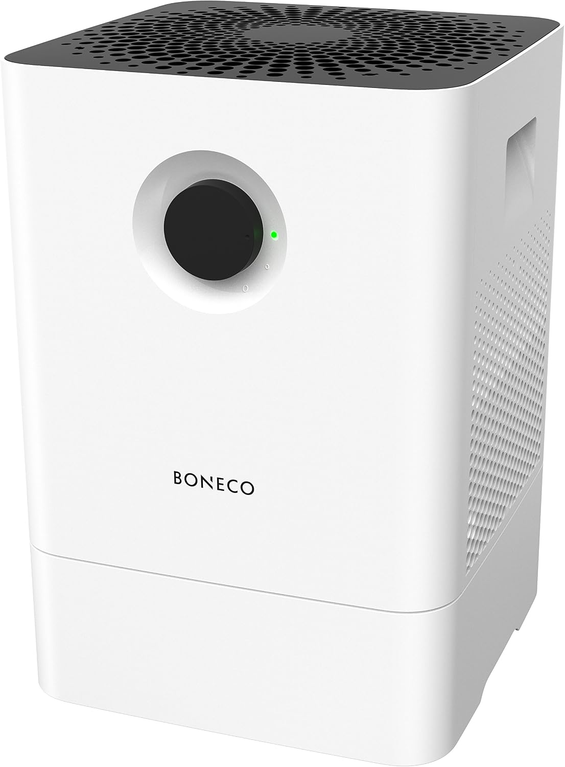 BONECO W200 lava aria umidificatore - Umidificazione e pulizia aria per ambienti fino a 50 m2 - Riduzione di polline e polvere domestica - Bianco portatile