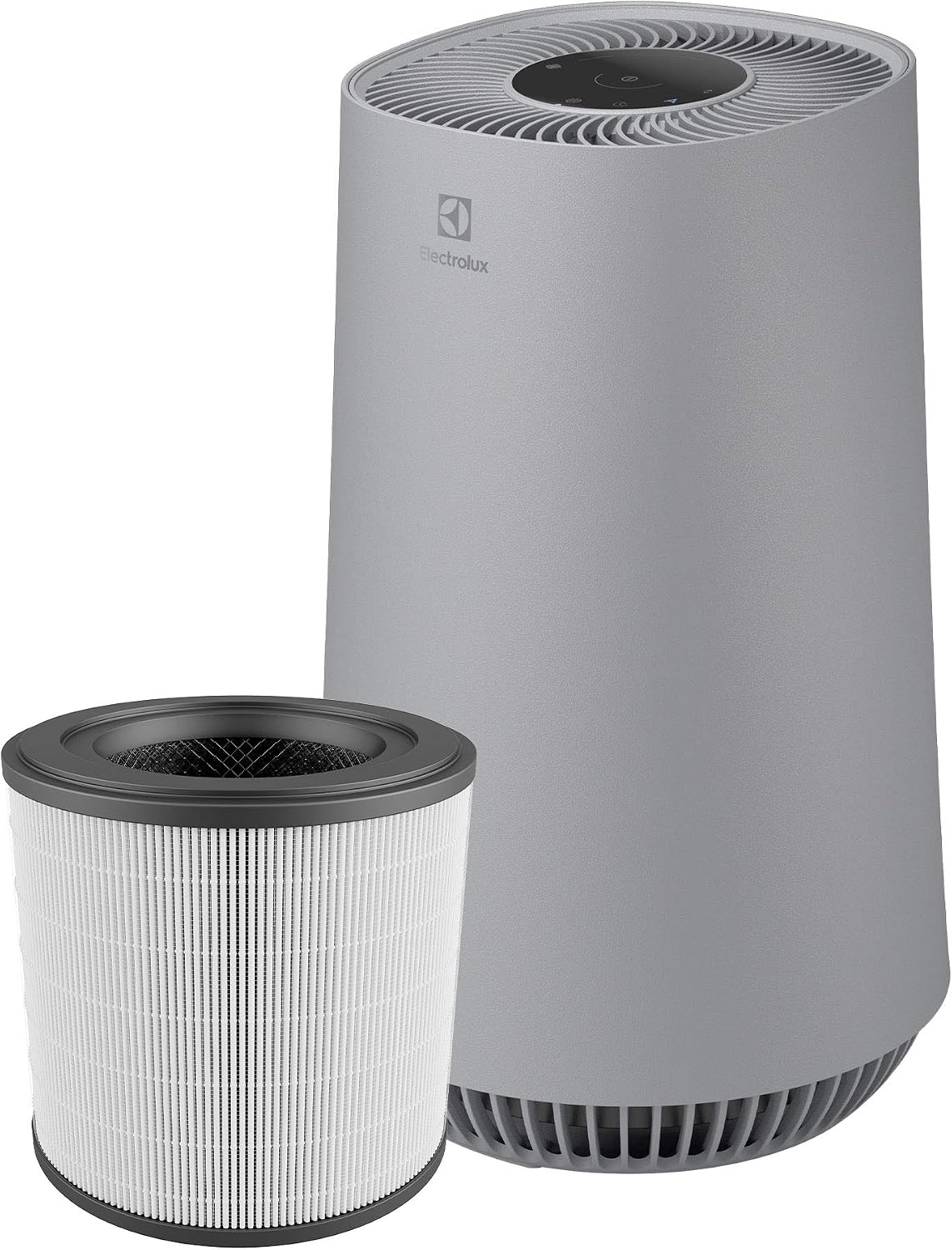 Electrolux FA31 201GY - Purificatore d aria Flow fino a 40 m2 - Tecnologia PureSense con comandi Touch - Grigio con indicatore cambio filtro e rumorosita 49 dB