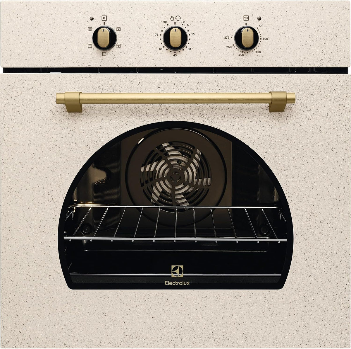 Electrolux ROB2201AON forno multifunzione 68 L - Ventilato con cinque funzioni e Ventola XL - Aqua Cleaning e CoolDoor - Colore sabbia con estetica rustica