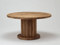 Tavolo da giardino-Legno-126x126x74 cm-Marrone-Rustico