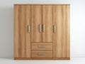 Armadio - legno - 198x61x191 cm - rovere chiaro - stile moderno - 198x61x191 cm
