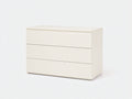 Comodino - legno - 108x47x72 cm - bianco - stile moderno